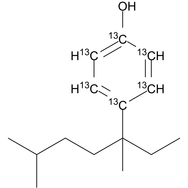 4-(3,6-Dimethylhept-3-yl)phenol-13C6 1173020-38-6